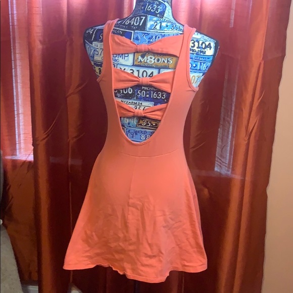 👑 Delias Coral Dress size M - Picture 3 of 4